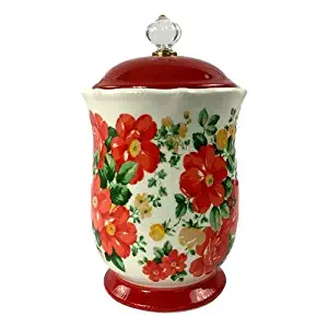 The Pioneer Woman Pioneer Vintage Floral 10-Inches Canister w/Acrylic Knob (1)