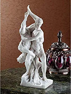 Design Toscano Bonded Natural Marble (1550) Hercules and Diomedes Statue