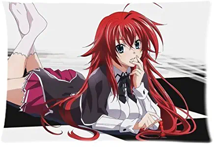 Anime Rias Gremory High School Dxd Pillowcases Custom Pillow Case Cushion Cover 20 X 30 Inch Two Sides