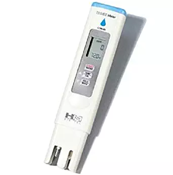 HM Digital COM-80 Electrical Conductivity (EC) and Total Dissolved Solids Hydro Tester, 0-5000 ppm TDS Range, 1 ppm Resolution, 2% Readout Accuracy