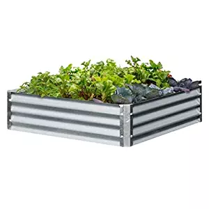 Galvanized Steel Raised Garden Beds - 48" x 48" x8"