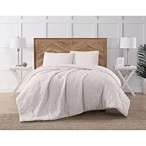 antik Batik Quilted Top Bedding Collection - Queen White