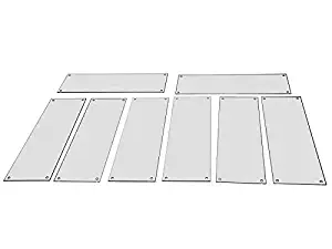 Marketing Holders 8 Pack Clear Acrylic Cage Edge Liner pet Rabbit & Guinea Pig cage Urine Guard Side Lining