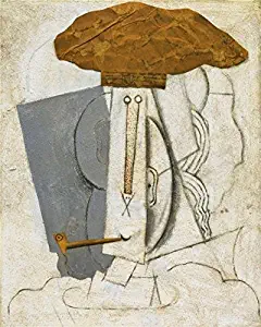 Oil Painting 'Pablo Picasso-Student With A Pipe,1914' Printing On Perfect Effect Canvas , 30x38 Inch / 76x95 Cm ,the Best Powder Room Decor And Home Decoration And Gifts Is This High Definition Art Decorative Canvas Prints