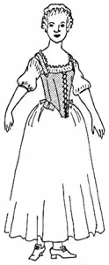 18th Century Woman's Jumps or Leather stays pattern (Size 18)