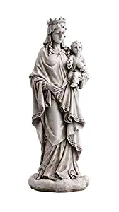 Christian Brands Catholic Mary Queen of Heaven with Child Garden Statue at 18 Inch Height