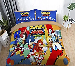 Duvet Cover Full Sonic Bedding Washed Microfiber 3pcs Bedding Duvet Cover Set