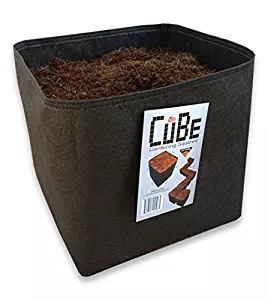 Victory 8 Cube Garden Square 1 Foot x 1 Foot Modular Fabric Pot"Ultimate Square Foot Garden" Container with EZ-Lift TABs (Pack of 4)