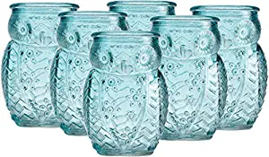 Home Essentials 2063-HE Blue Owl 2.8oz Shot Glass Set of 6