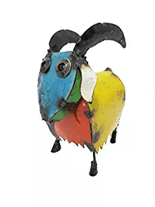 Rustic Arrow 100556 Small Round Goat Head Multicolor