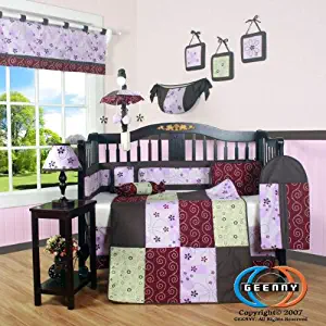 GEENNY Boutique Crib Bedding Set, Love Circle, 13 Piece