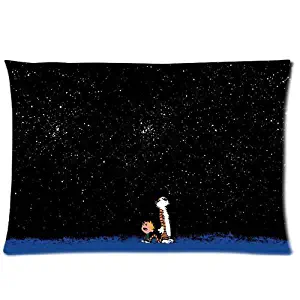 Custom Calvin And Hobbes Pattern 20 Pillowcase Cushion Cover Design Standard Size 20X30 Two Sides