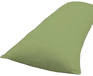 Crescent Bedding 1800 series soft and comfy Microfiber Body Pillow Cover, Sage Green