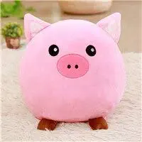 GGS 40Cm Cute Cows Pig Fox Cows Plush Toy Stuffed Soft Animal Cartoon Pillow Lovely for Kids Must Haves for Kids Friendship Gifts Girls Favourite Characters