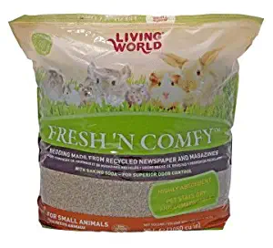 Living World Fresh 'N Comfy Pet Bedding, 3050-Cubic Inch, Tan