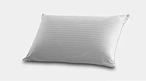 East Coast Bedding Down and Feather Blend Sleeping Pillow - 50% White Goose Down & 50% Feather, and 100% Cotton Fabric (Queen)