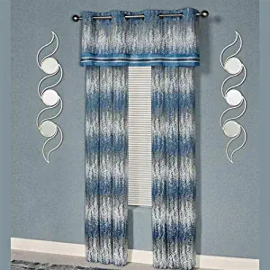 Touch of Class Seleca Grommet Valance Federal Blue 60 x 18