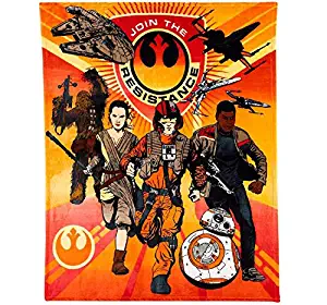 Kohl's Exclusive Star Wars: Episode VII The Force Awakens The Resistance Throw Blanket