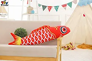 Plush Carp Fish Toy Stuffed Animal Doll Cushion Pillow Japanese Style Kids Children Birthday Gift Shop Home Decor Triver Boy Must Haves Gift Wrap The Favourite Comic Superhero Party Supplies