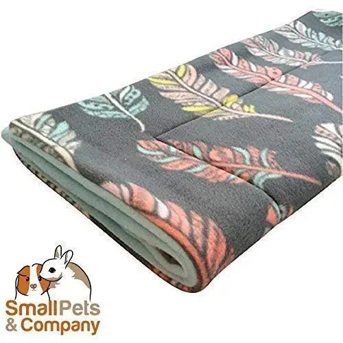 Guinea Pig Fleece Cage Liner for Midwest Habitat | Guinea Pig Bedding | Guinea Pig Fleece | Feathers