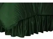 NCAA Miami Hurricanes Bed Skirt, King, Dark Green