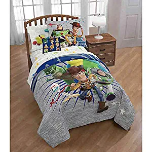 Disney Toy Story Woody & Friends: Boys Kids Full Comforter & Sheets (7 Piece Bed in A Bag) + Homemade Wax Melts