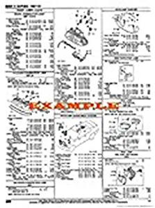 Collision Repair Sheets Compatible with 1958-1961 ALFA Romeo 2000 - GTV & Spider