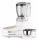 Panasonic MX-AC210 550W 2-Jar Blender Mixer Grinder, 220-volt (Not for USA), standard White