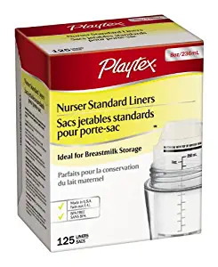 Playtex Pre-Sterilized Disposable Liners, 8 Ounce, 125-Count (Discontinued by Manufacturer)