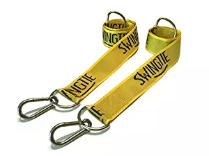 Swing Tie The Original Easy & Fast Swing Hanger Installation to Tree (Set of 2 Tree Hanging Swing Straps)