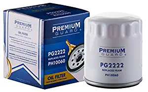 PG Oil Filter PG2222 | Fits 1989-2019 various models of Buick, Cadillac, Chevrolet, Chrysler, Volkswagen, Ram, Jeep, Hummer, Suzuki, Saab, GMC, Fiat, Alfa Romeo, Dodge, Saurn