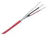 Honeywell Genesis 42065504 16/2 Solid Overall Shielded Cable, Red [500']
