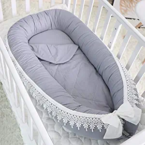 Breathable Baby Nest Bed Baby nest Bed Newborn Baby Boy Baby Girl Toddler Size Snuggle Bed Custom Baby Sleep Positioner Cocoon 4-Pieces