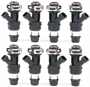 MOSTPLUS 17113553 Fuel Injector Direct fit 01-07 GMC Cadillac Chevy 4.8L 5.3L 6.0L w/o Flex Fuel (Set of 8)