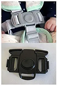 Black 5 Point Harness Buckle Clip Replacement Part for Graco DuetConnect Swing Rocker Bouncer Models Seat Safety for Babies, Toddlers, Kids, Children