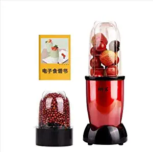 220V Multi Electric Juicer Mini Household Automatic Blender Juicer Machine Mini Juicer EU/AU/UK (red 2 cups 2 blades)