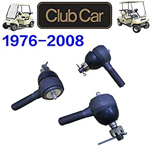 No. 1 accessories Ball Joint Kit,Set of Tie Rod End with Grease Fitting Fits for Club Car DS Golf Carts (1976-2008)