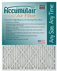 Accumulair FC14X22A_4 MERV 6 Rating Air Filter/Furnace Filters, 14x22x1 (Actual Size) - 4 pack