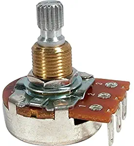 Set of Four (4X) Bourns 500K Short Split Shaft Audio Taper Low Friction Potentiometers