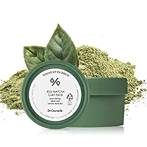 Dr.Ceuracle leegeehaam Grow Matcha Clay Pack Mask, rich green tea matcha mask revitalizes, purifies, and detoxifies with pore cleansing and tightening for youthful and hydrated skin / 3.88 oz