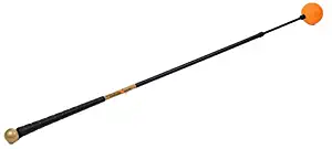 Orange Whip Midsize Golf Swing Trainer Aid for Improved Rhythm, Flexibility, Balance, Tempo, and Strength – 43.5”