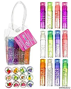 Expressions Girl 12 Piece Flavored Lip Gloss Collection in Carrying Case