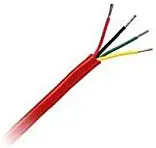 Honeywell Genesis 43111104 16/2 Solid Unshielded Cable, Red [1000'/Box]