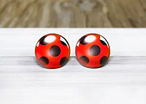 Ladybug Charm Ladybug Earrings Ladybird Design Bug Earrings Ladybird Earrings Silver Bug Earrings Ladybird Jewellery Ladybug Jewellery