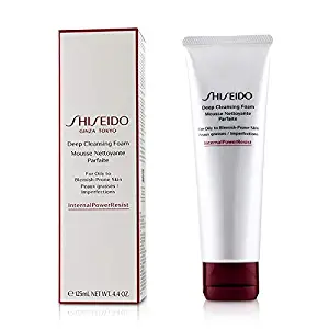 SHISEIDO Deep Cleansing Foam for Oily to Blemish-Prone Skin Full Size 125 mL / 4.4 OZ. Factory Sealed In Retail Box