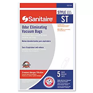 Electrolux Sanitaire 63213B10 Eureka Disposable Bags for SC600 & SC800 Series Vacuums 5/Pack