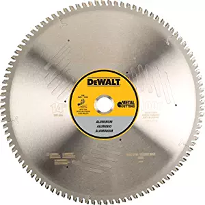 DEWALT DWA7889 100 Teeth Aluminum Cutting 1-Inch Arbor, 14-Inch