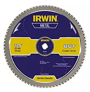 IRWIN Tools Metal-Cutting Circular Saw Blade, 14-inch, 80T (4935559)