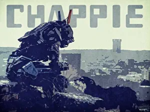 Chappie Robot Dog Movie Painting Art 24x18 Poster Print