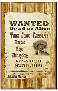 XXXL 20 x 30 Poster Wanted Dead Or Alive Tuco Juan Ramirez For Murder